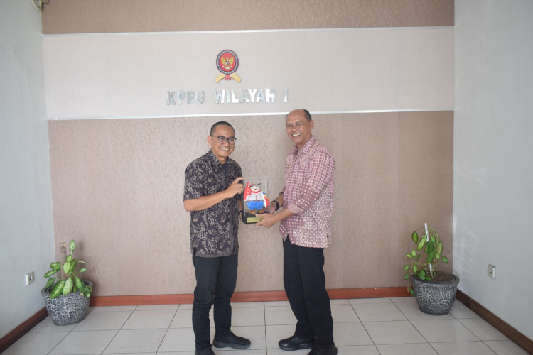 KPPU Kanwil I Menerima Kunjungan Kabinda Sumut